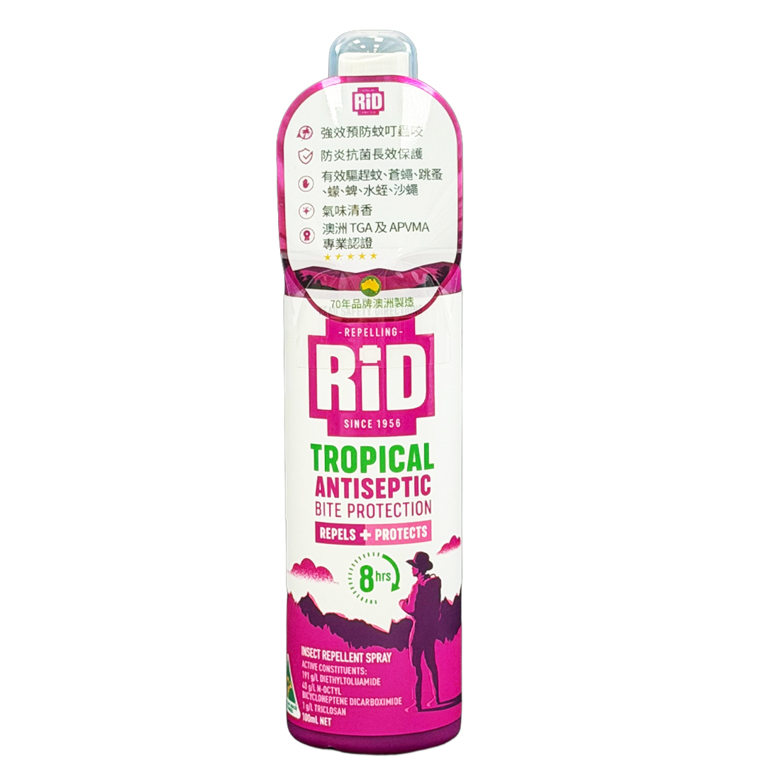 Rid - 澳洲熱帶強效防蚊蟲止痕蚊水100mL