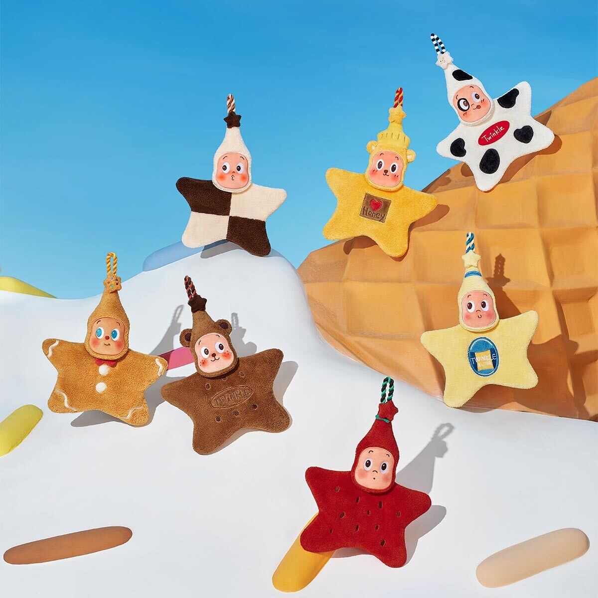 POP MART 泡泡瑪特星星人 歡迎來到月球表面系列 擦手巾盲盒