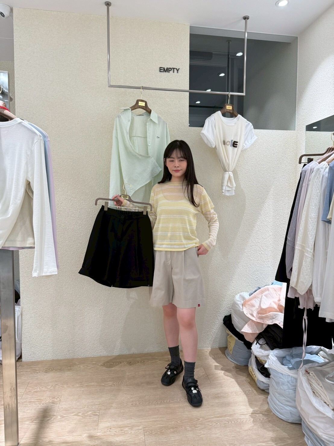 EP6103 後橡根傘形短褲