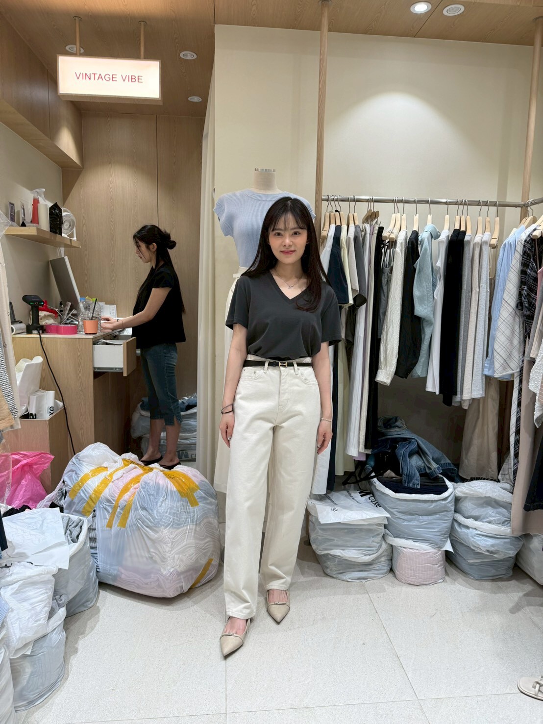 VV6128 金扣牛皮腰帶