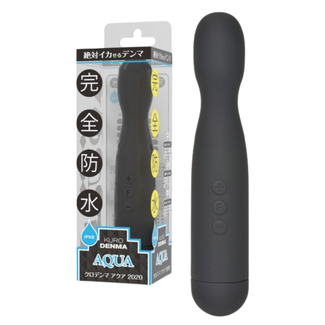 SSI Japan - Kuro Denma Aqua 完全防水震動AV按摩棒 黑色
