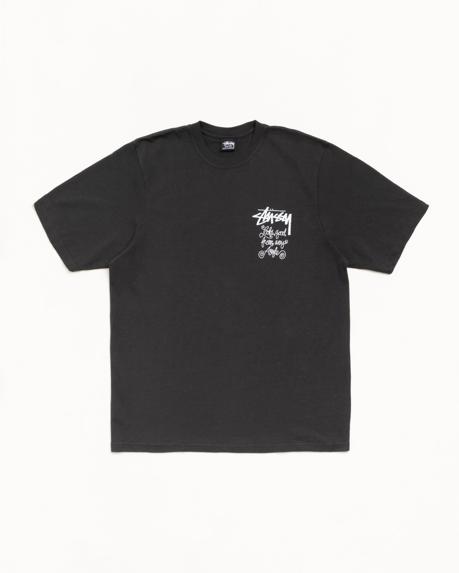 2026SS STUSSY ANY ANGLE TEE PIGMENT DYED 背後 唇印 LOGO 水洗 短T 現貨 1905196