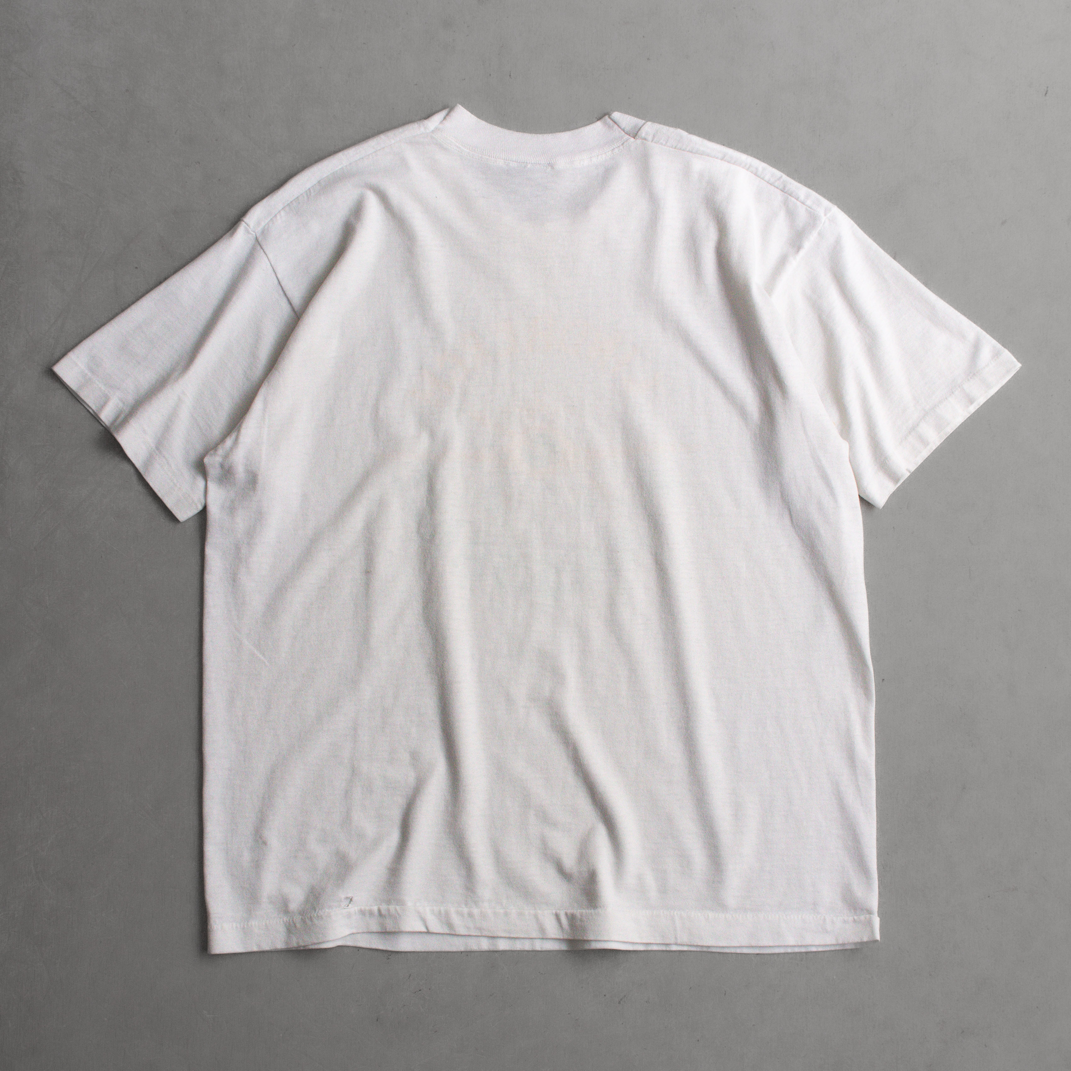 90S FRUIT OF THE LOOM VINTAGE TEE 美國製 白色 飛機 圖案 短袖 T恤