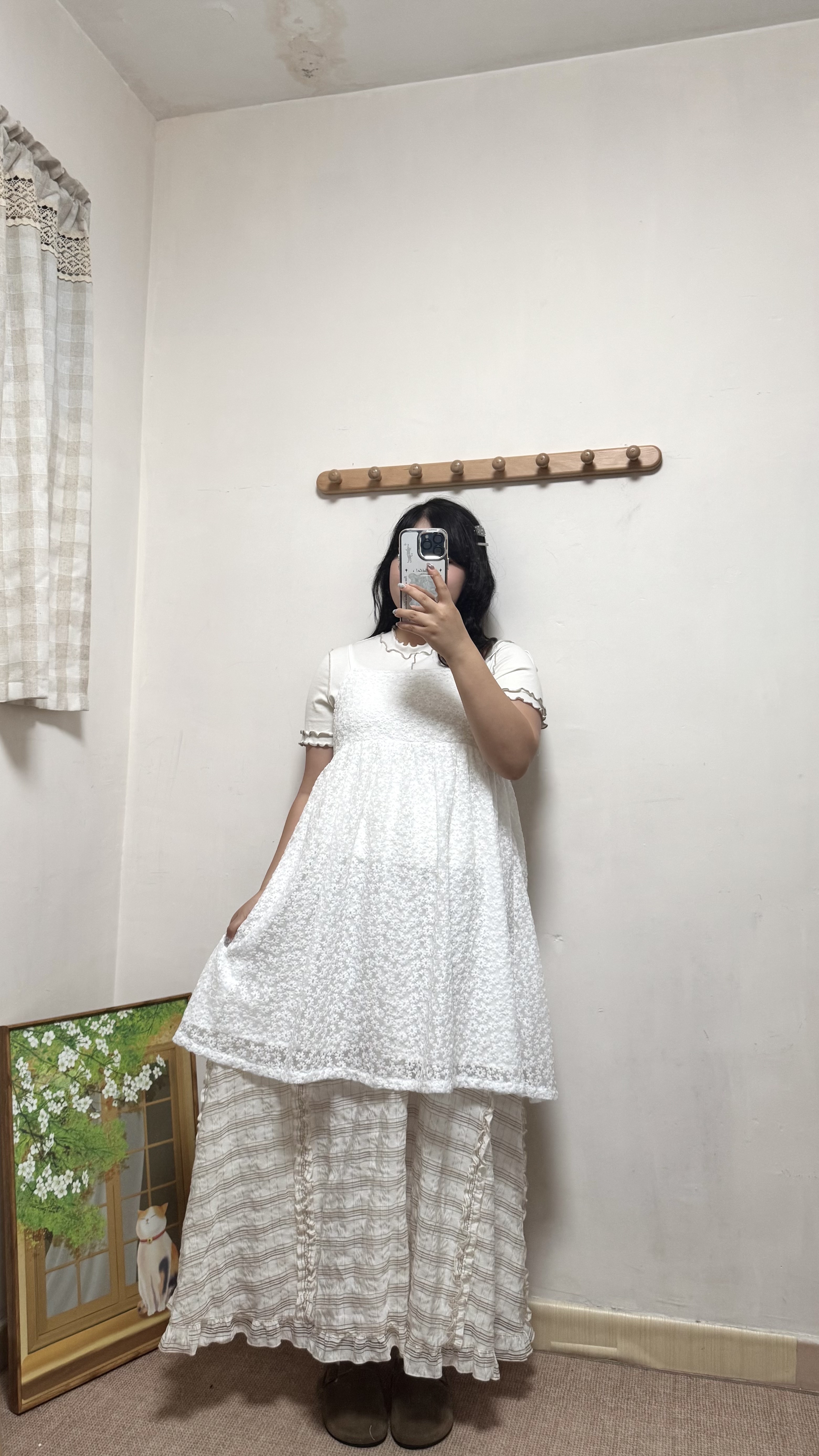 雛菊肩綁帶外搭