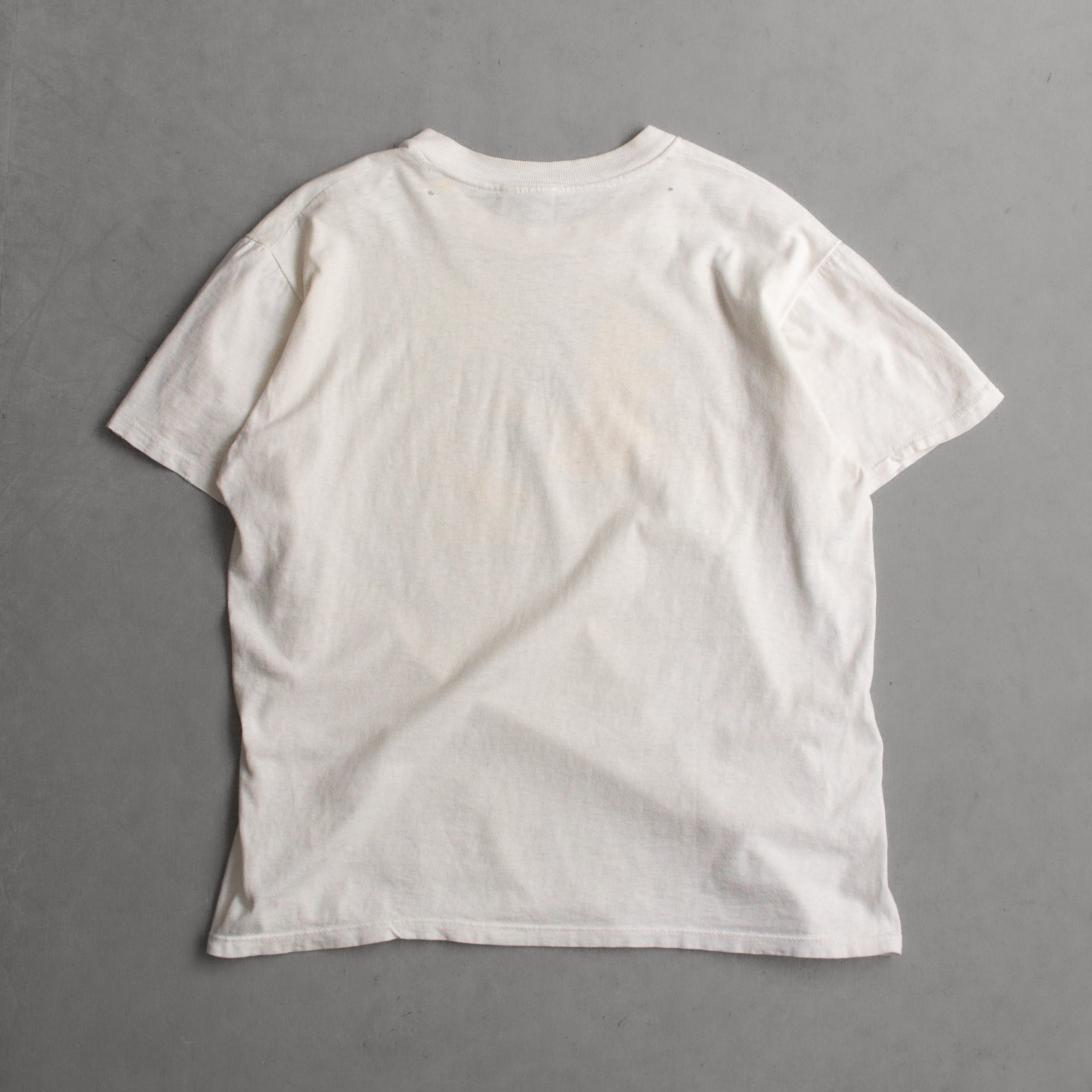 90S STEDMAN VINTAGE TEE 美國製 白色 蛞蝓 圖案 短袖 T恤