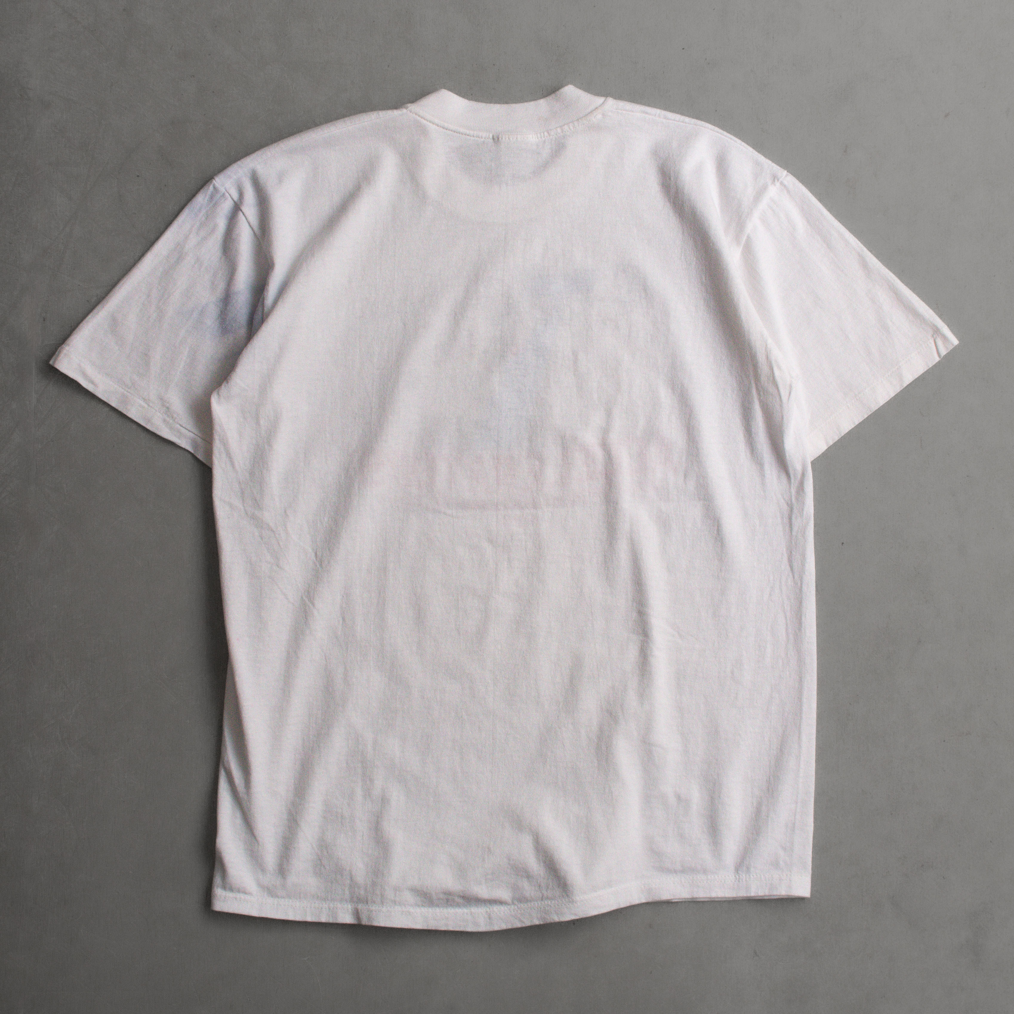 90S STEDMAN VINTAGE TEE 美國製 白色 賽車 圖案 短袖 T恤