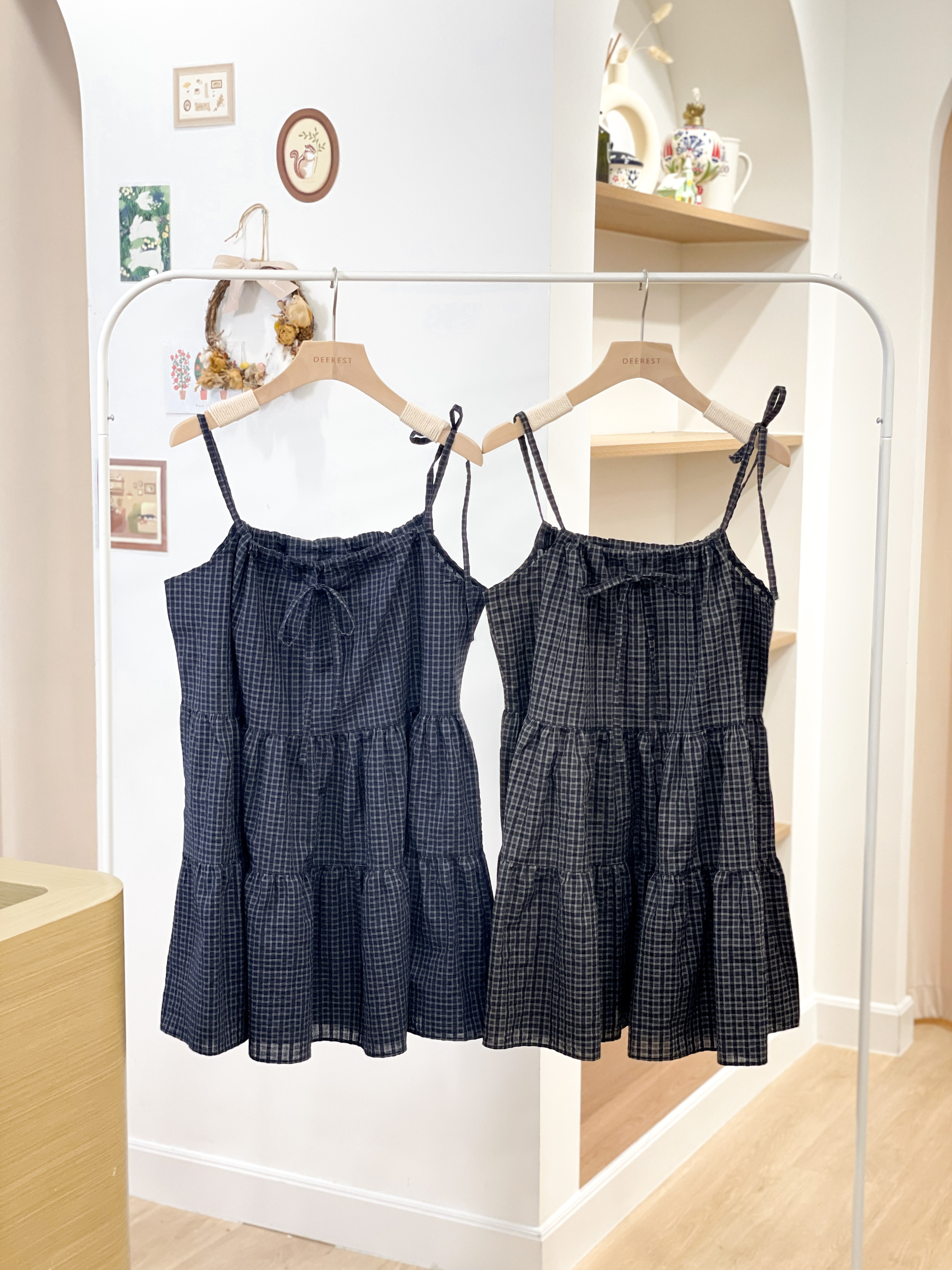 OP699 The Reverie Checkered Sling Dress