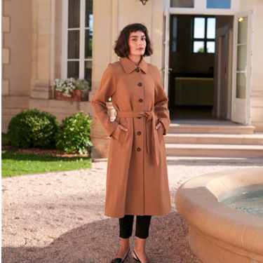 1GL0426-072 [GAALA] Darcy Wool Coat Beige (EU)