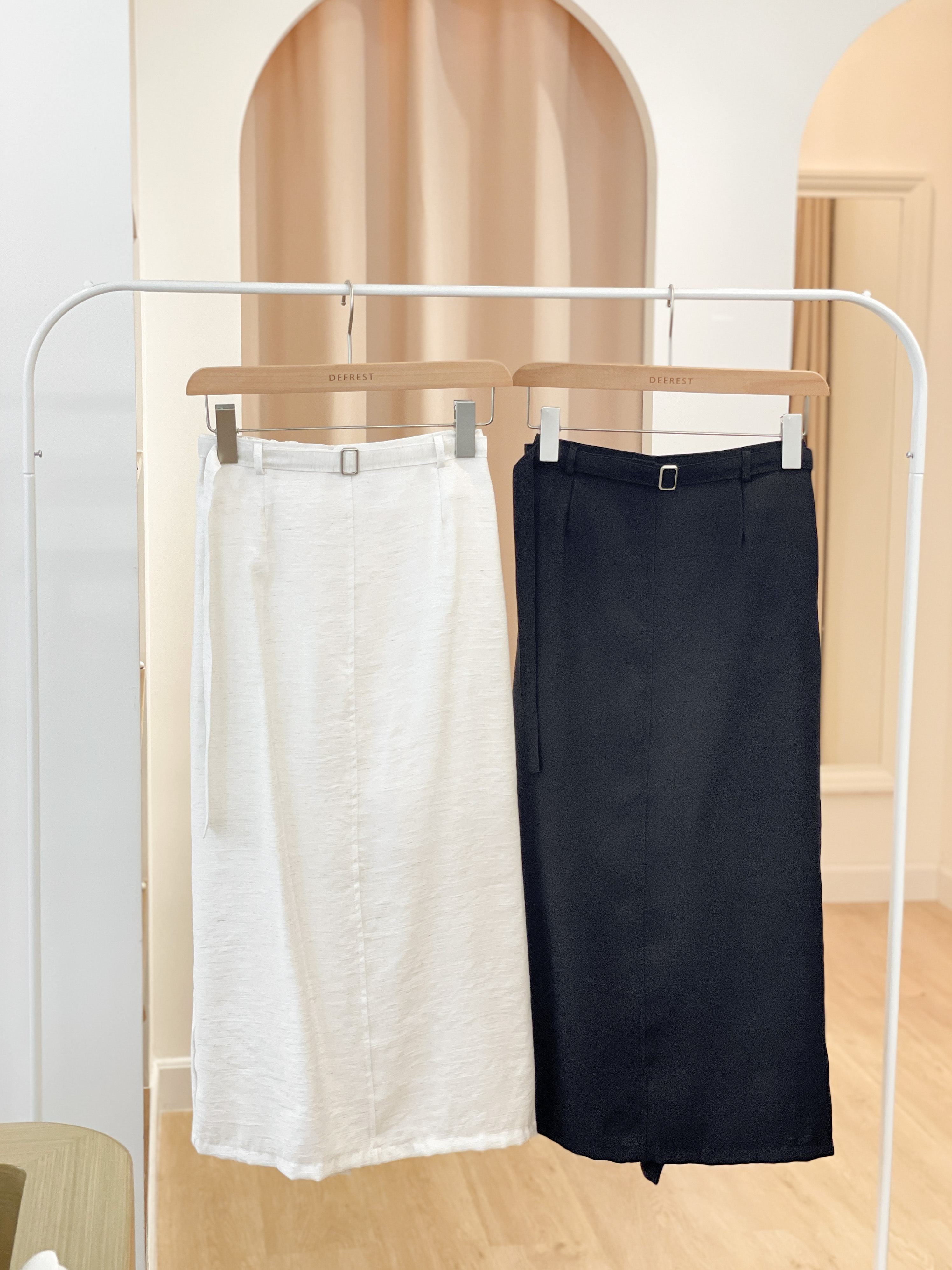 SK610 Riviera Linen Long Skirt