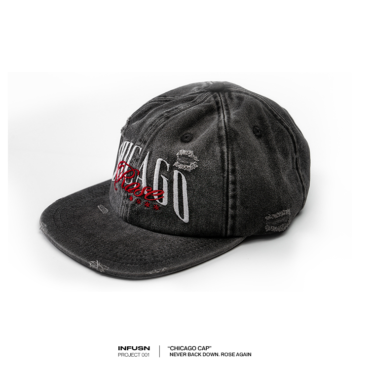 Chicago Cap - washed black