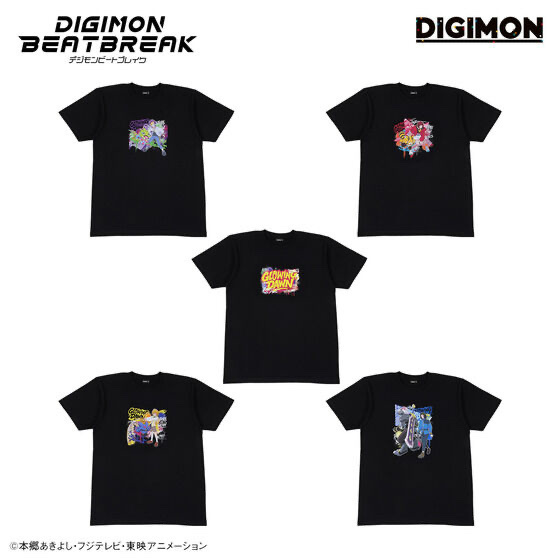 250141 Pbandai 預訂 2026/6月 デジモンビートブレイク デザイン Tシャツ (全5種)