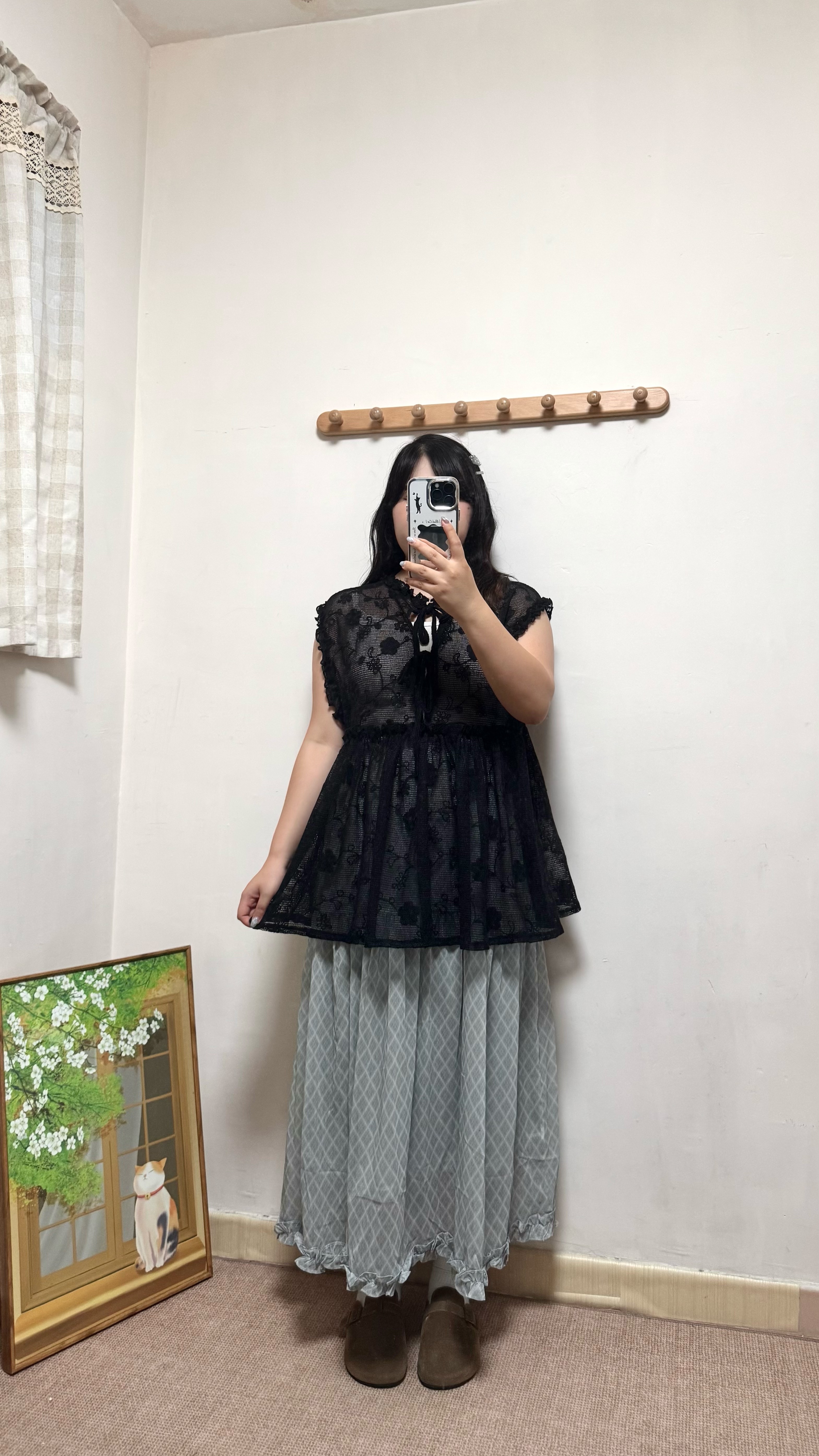 2 Way刺繡花花外搭