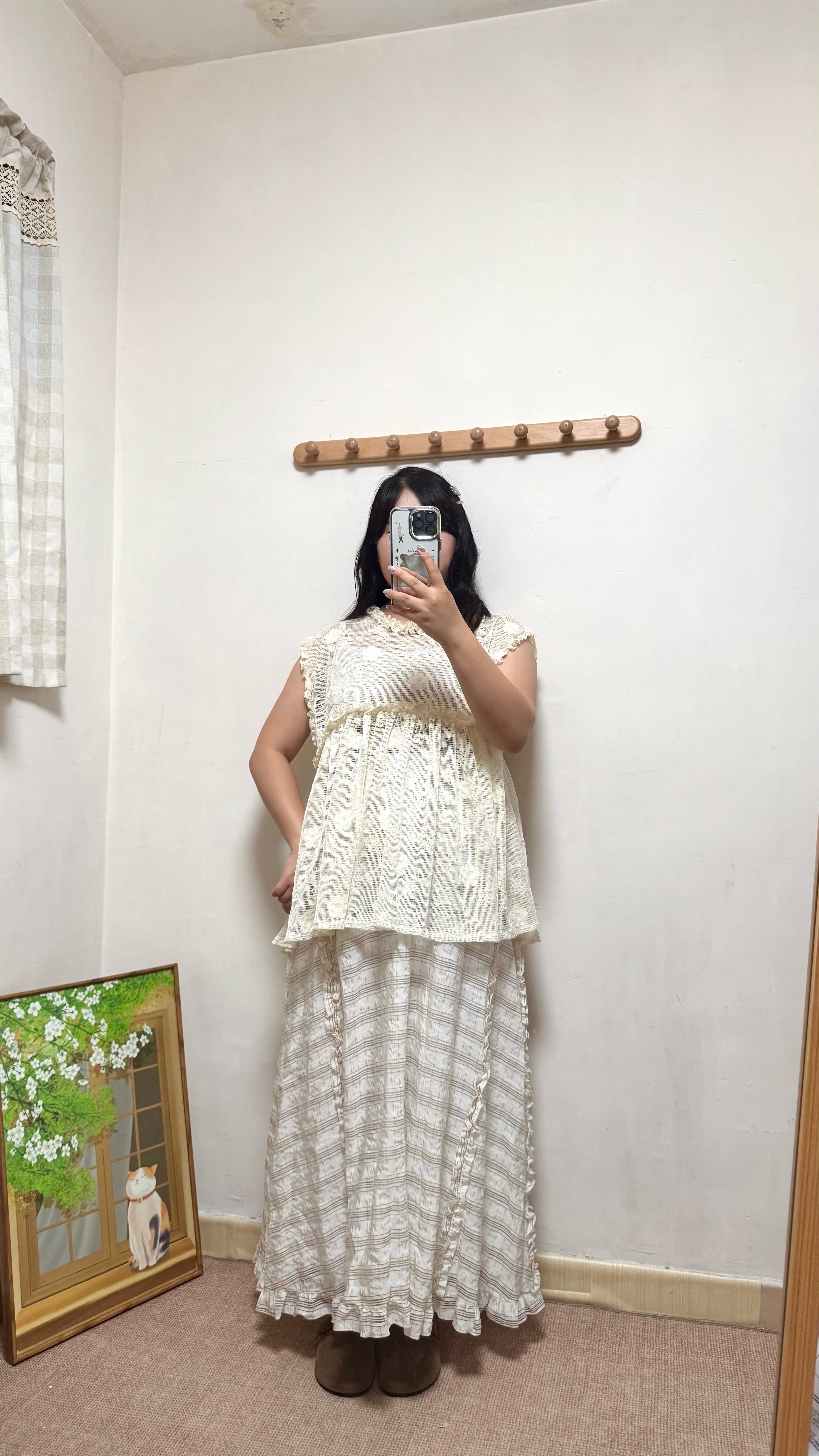 2 Way刺繡花花外搭