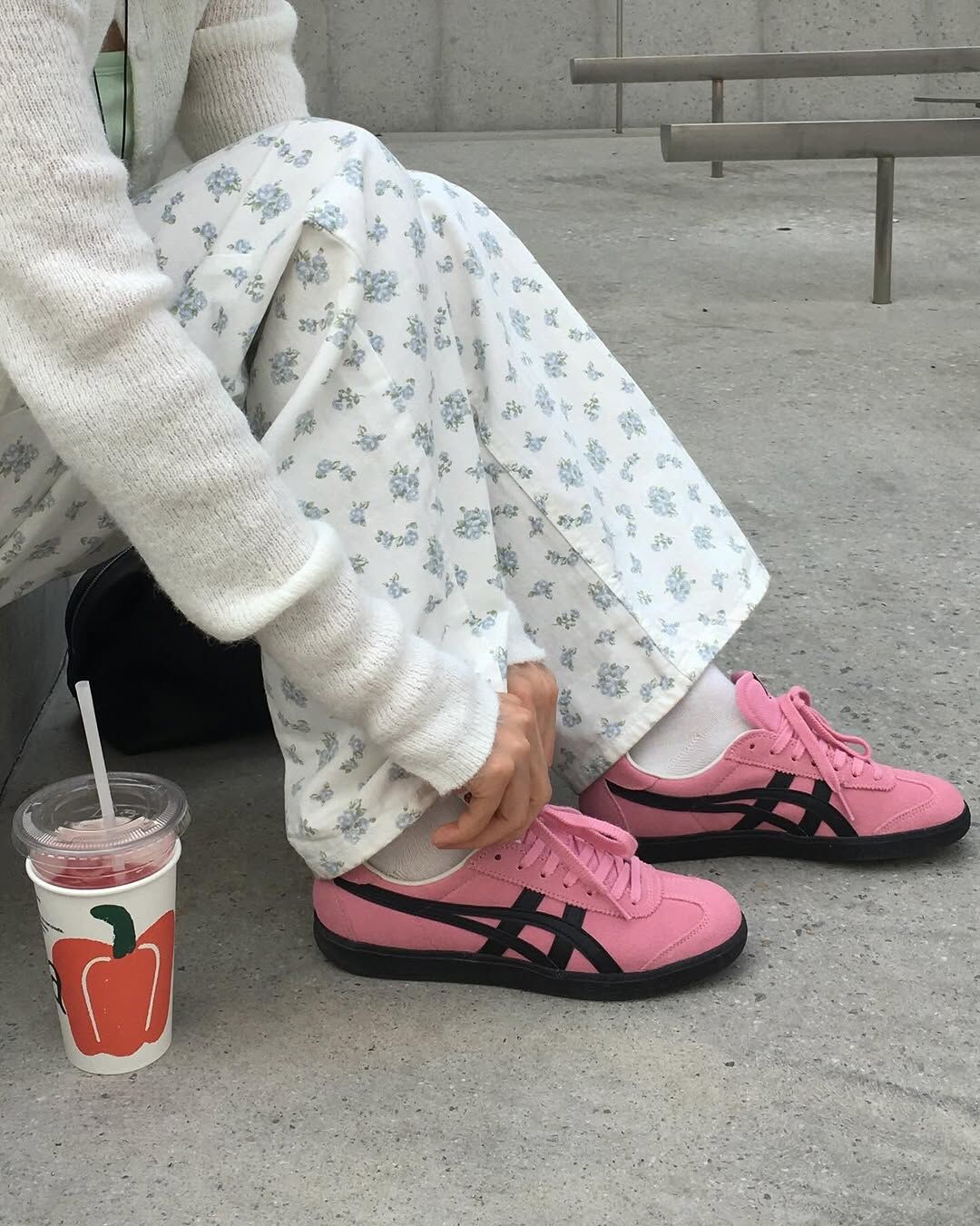 Onitsuka Tiger Tokuten 鬼塚虎 德訓鞋 莓果粉 粉黑 黑底 男女鞋 1183C431-702 / 調貨