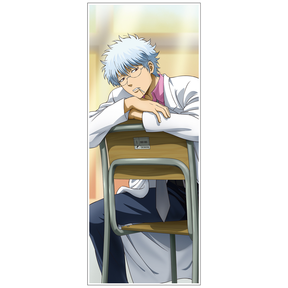 描き下ろし 坂田銀八 ﾊｲﾌﾞﾘｯﾄﾞﾌｪｲｽﾀｵﾙ 放課後の一幕Ver. COSPA 051126