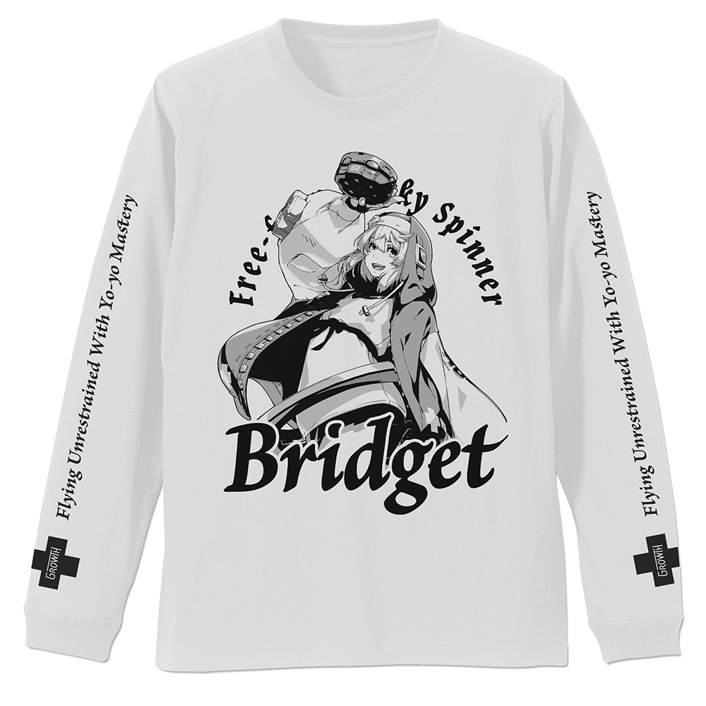 ﾌﾞﾘｼﾞｯﾄ 袖ﾘﾌﾞﾛﾝｸﾞｽﾘｰﾌﾞTｼｬﾂ/WHITE COSPA 051126