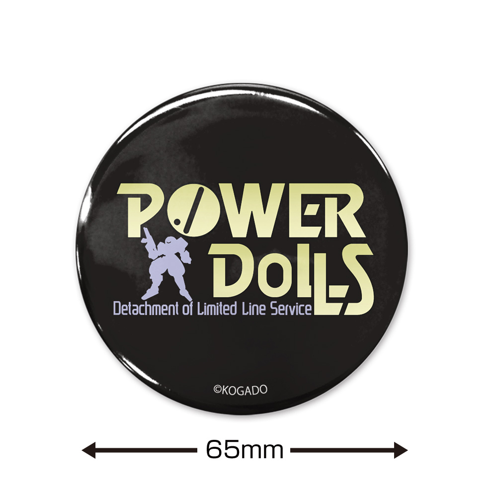 POWER DoLLS ﾛｺﾞ 65mm缶ﾊﾞｯｼﾞ COSPA 051126