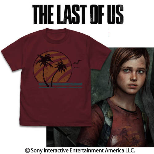 THE LAST OF US Ellie Tｼｬﾂ/BURGUNDY COSPA 051126