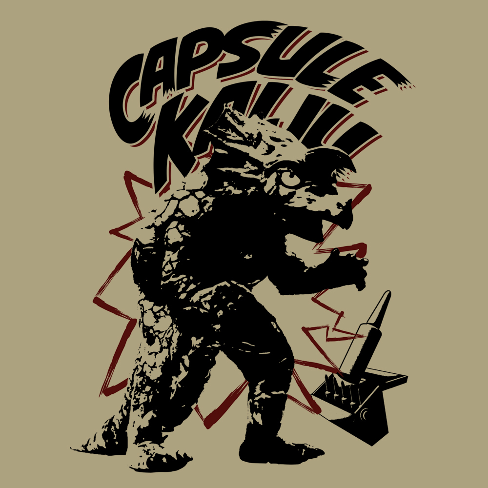 ｶﾌﾟｾﾙ怪獣 ｱｷﾞﾗ Tｼｬﾂ/SAND KHAKI COSPA 051126