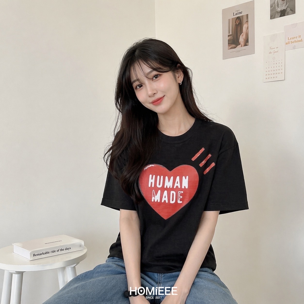 Human Made Graphic Tee 短袖 經典 愛心 黑色 白色 [HM31TE016]