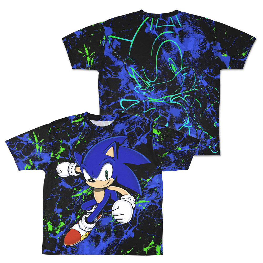 音速のﾊﾘﾈｽﾞﾐ ｿﾆｯｸ 両面ﾌﾙｸﾞﾗﾌｨｯｸTｼｬﾂ COSPA 051126