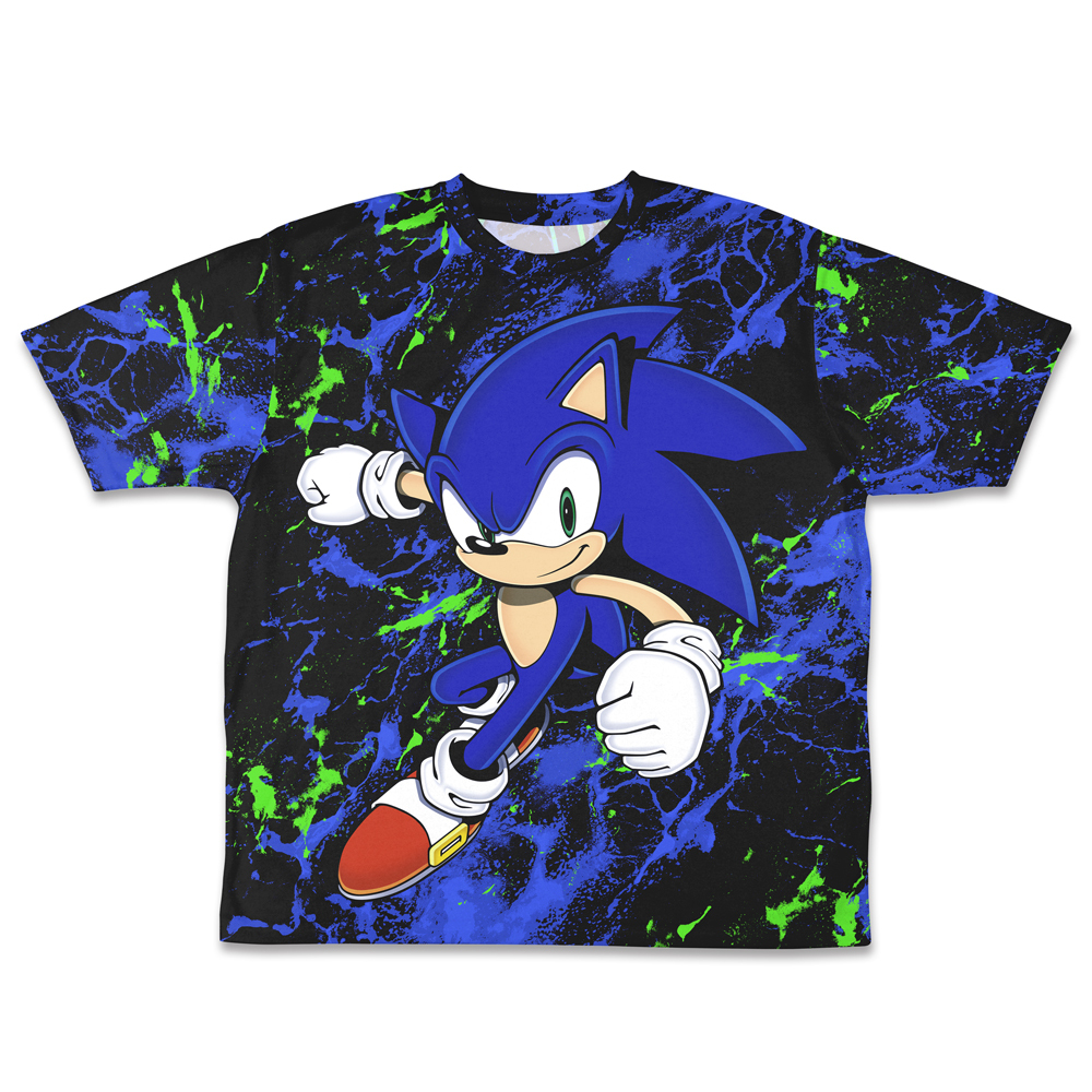 音速のﾊﾘﾈｽﾞﾐ ｿﾆｯｸ 両面ﾌﾙｸﾞﾗﾌｨｯｸTｼｬﾂ COSPA 051126