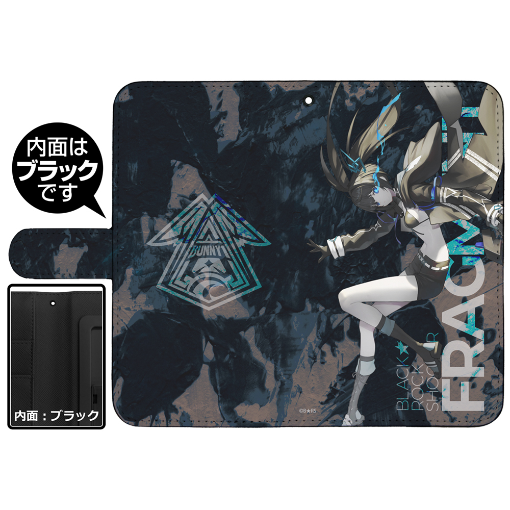 ﾌﾞﾗｯｸ★ﾛｯｸｼｭｰﾀｰ FRAGMENT 手帳型ｽﾏﾎｹｰｽ158 COSPA 051126