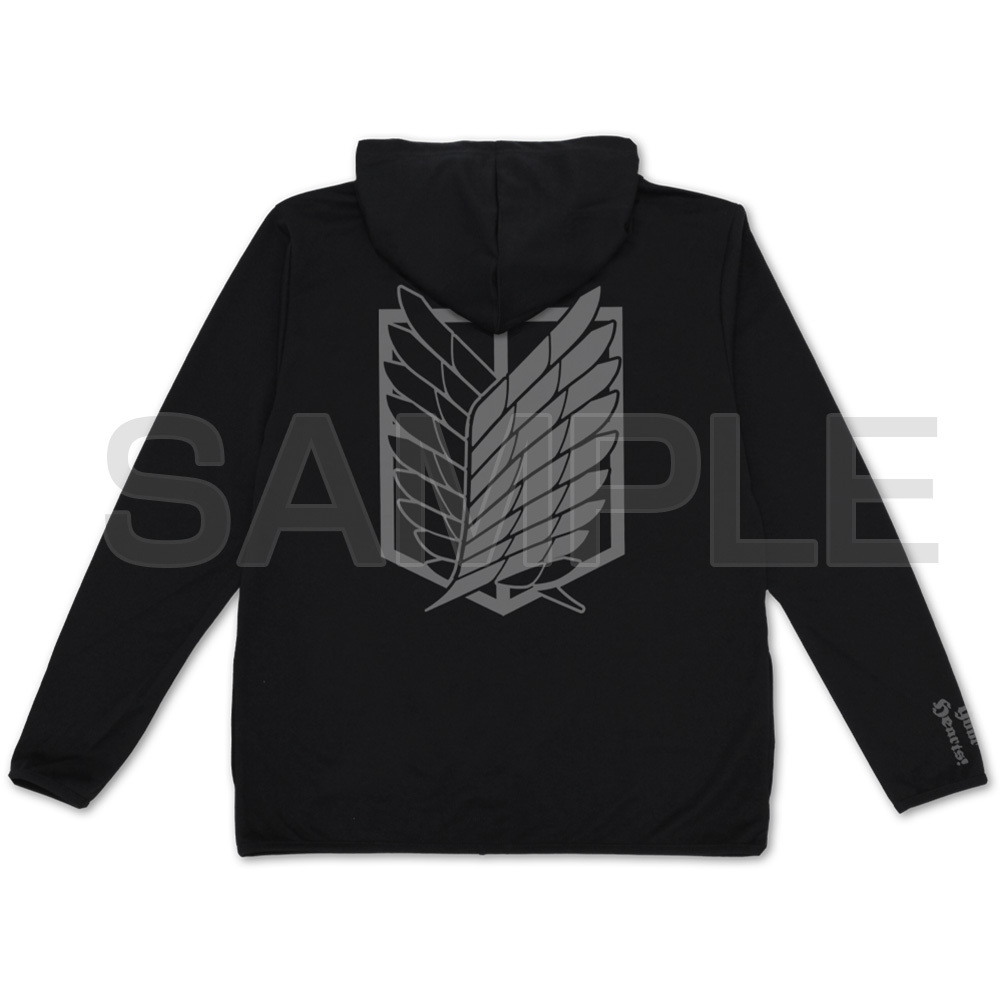 調査兵団 薄手ﾄﾞﾗｲﾊﾟｰｶｰ/BLACK COSPA 051126