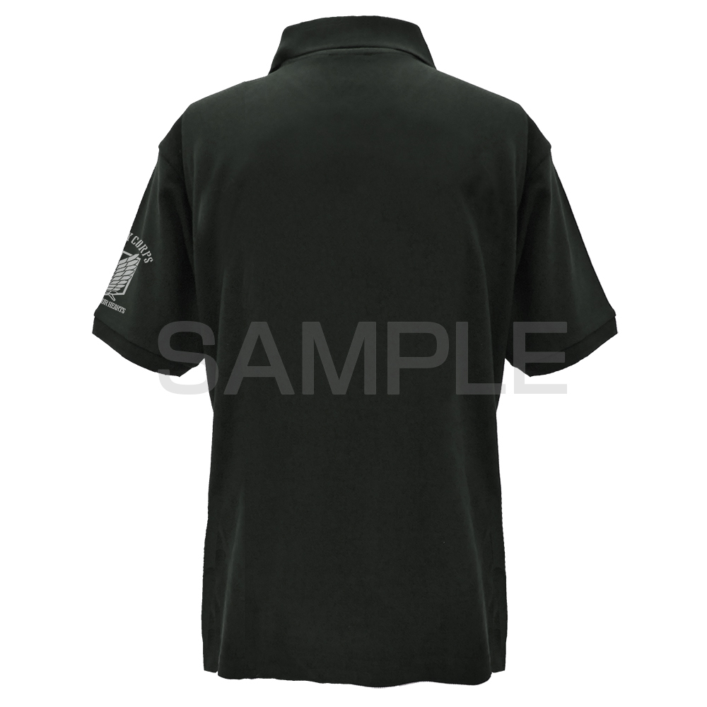 調査兵団 刺繍ﾎﾟﾛｼｬﾂ/BLACK COSPA 051126