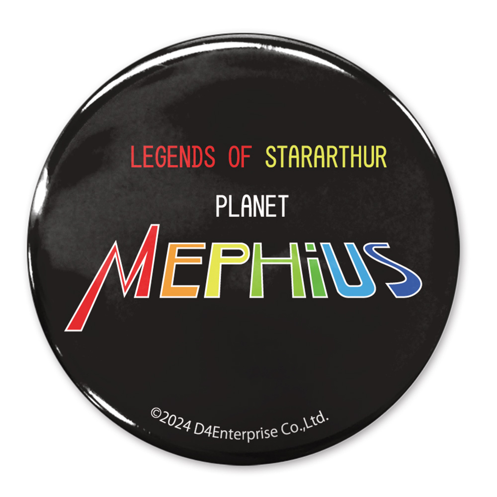 惑星ﾒﾌｨｳｽ ﾛｺﾞ 65mm缶ﾊﾞｯｼﾞ COSPA 051126