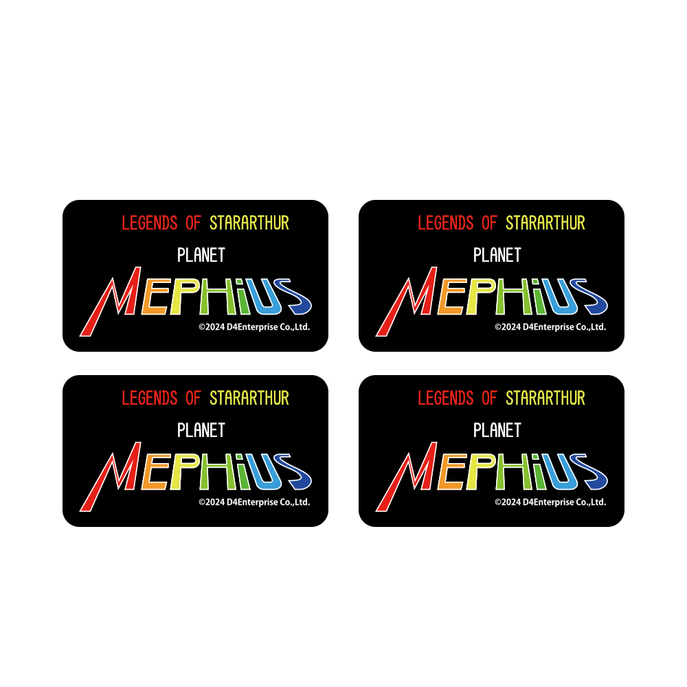 惑星ﾒﾌｨｳｽ ﾛｺﾞ ﾐﾆｽﾃｯｶｰｾｯﾄ COSPA 051126