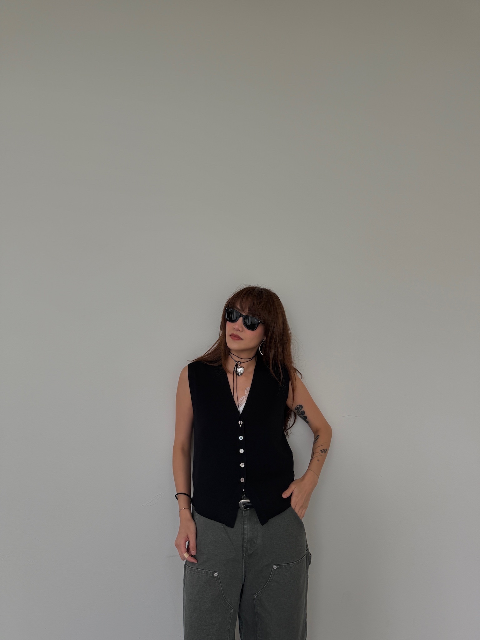 Front button knitted  cardigan