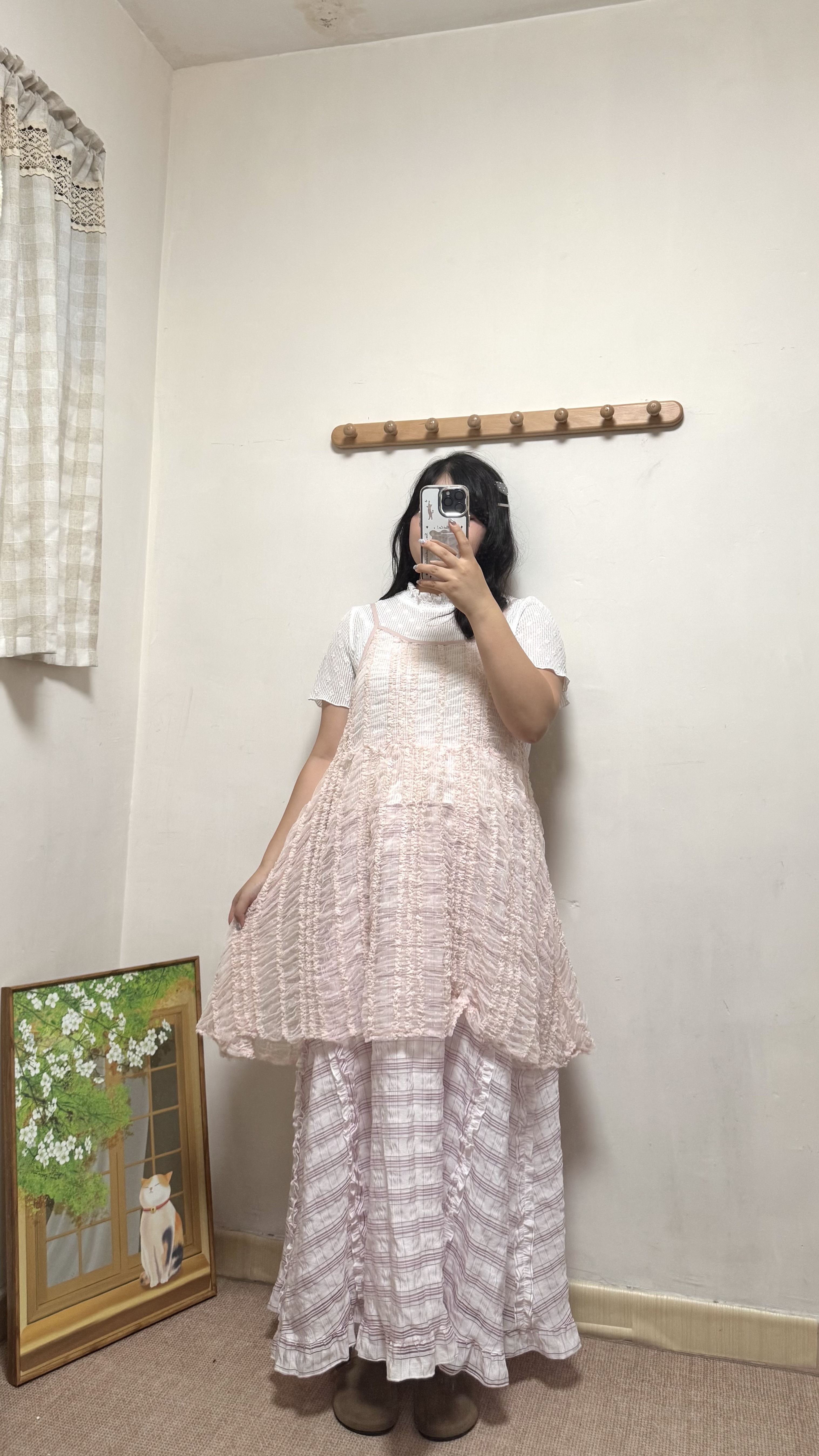 Lace 點點透身吊帶外搭