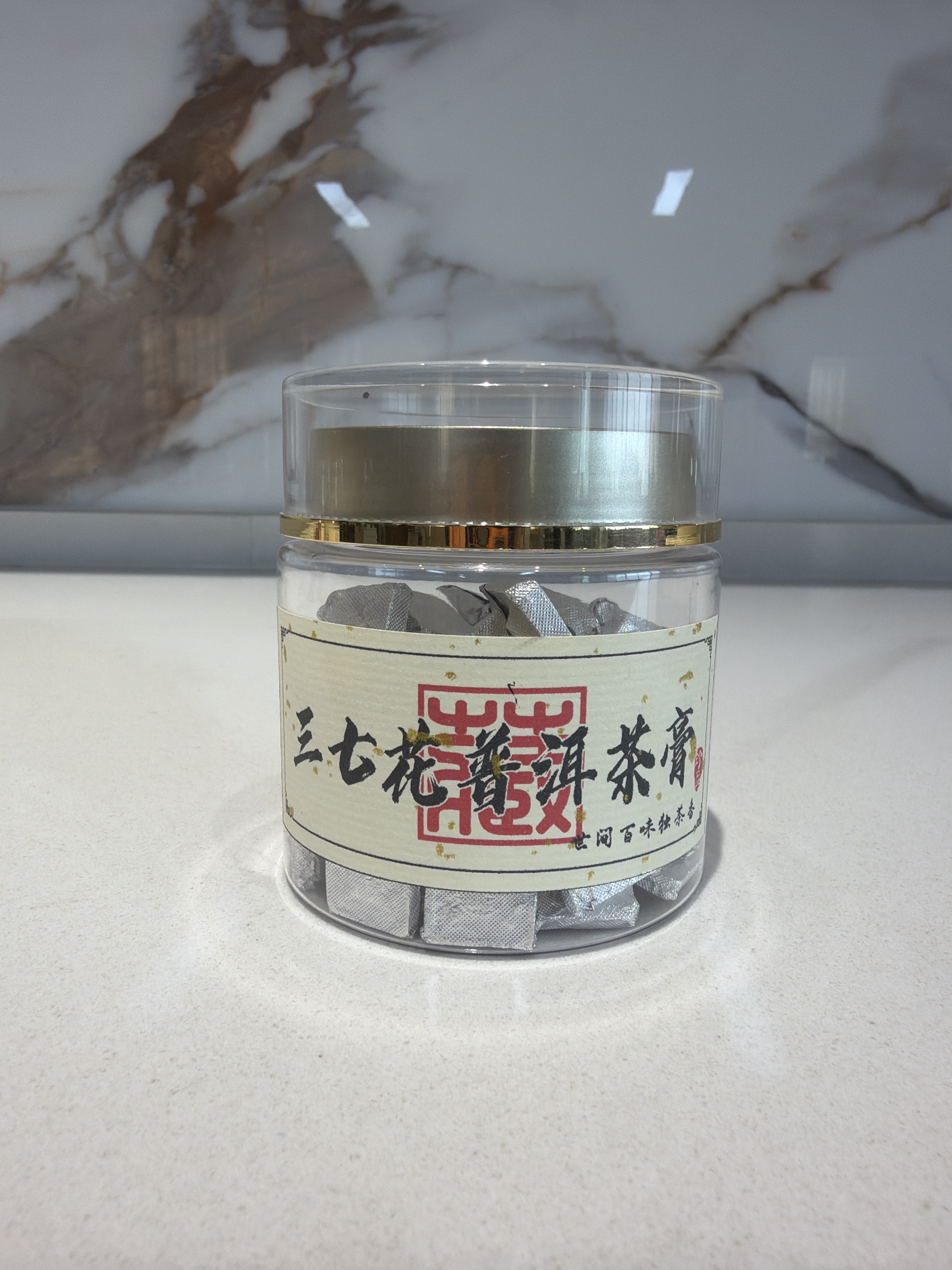 SJ03 凍乾三七花普洱茶膏 100克/瓶