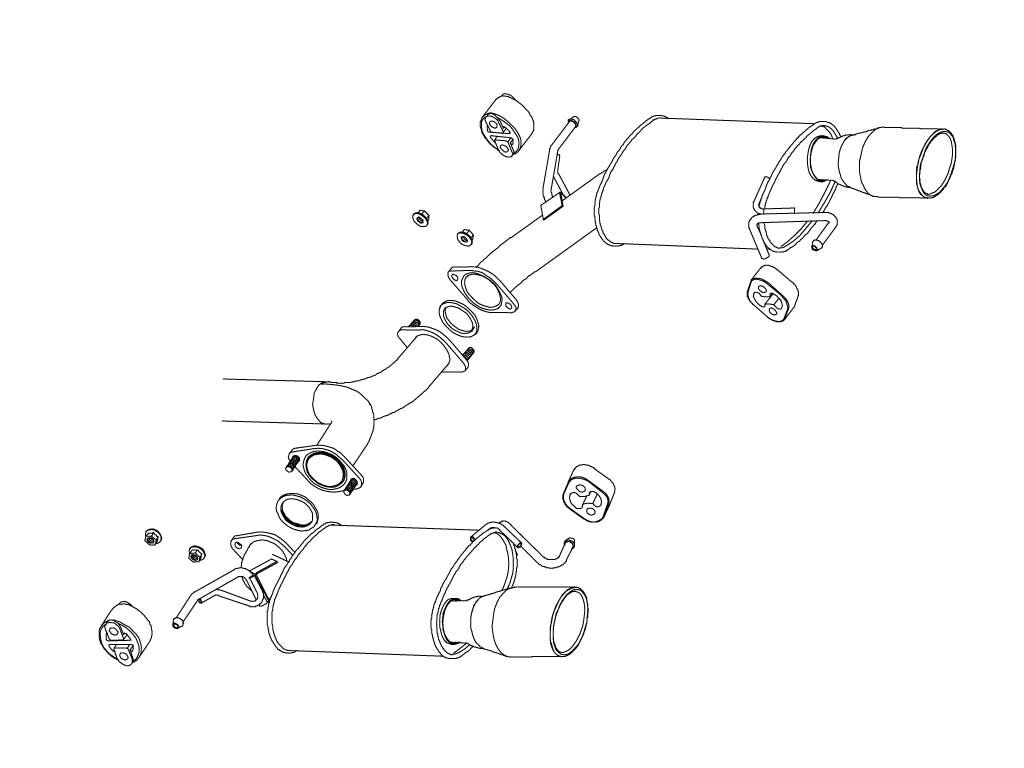 FUJITSUBO SEDALIS 排氣管 MAZDA6 GH 馬六二代