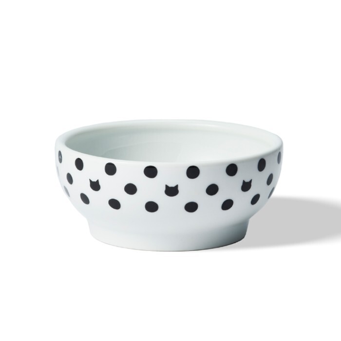 日本直送 貓壹Necoichi 貓貓快樂食光 - 平底食碗