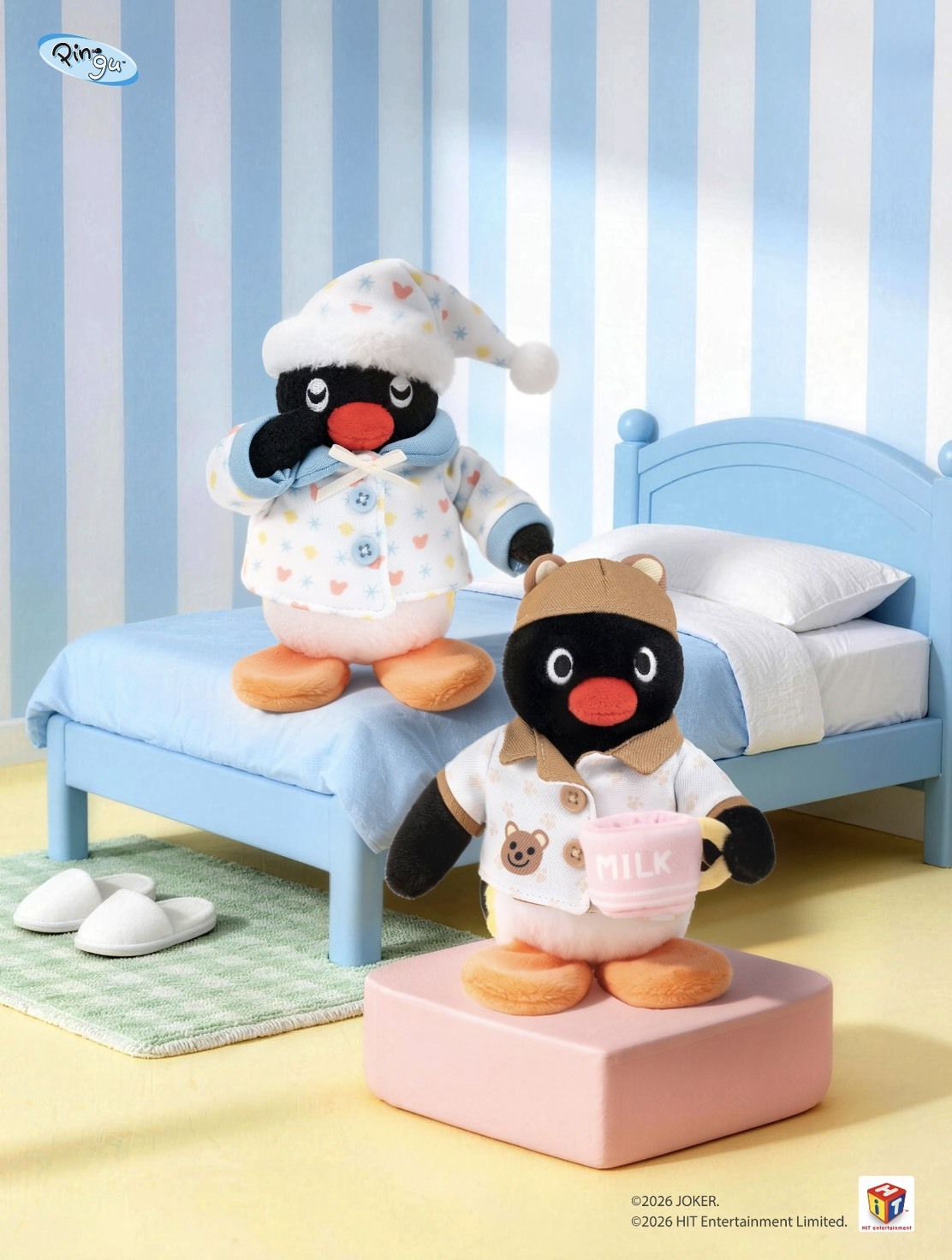 PINGU 企鵝家族 居家時光系列 玩偶吊飾