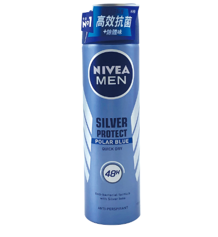 Nivea 妮維雅銀離子配方冰極抗菌止汗香氛 150ML