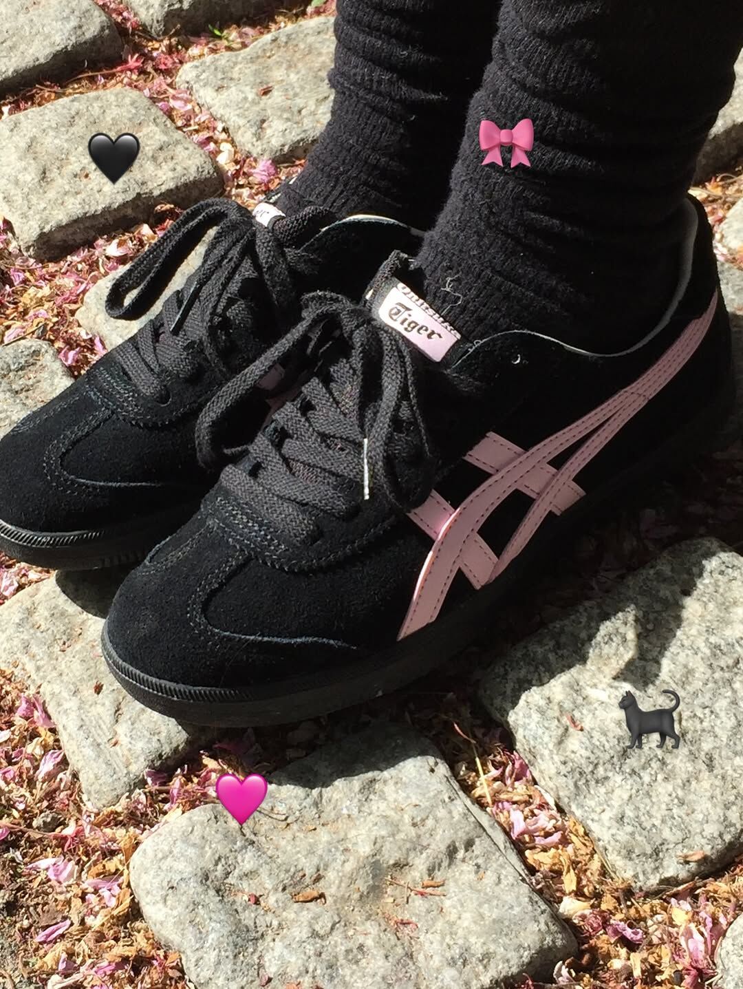 Onitsuka Tiger Tokuten 鬼塚虎 德訓鞋 莓果粉 黑粉 黑底 黑尾 男女鞋 1183C431-001 / 調貨