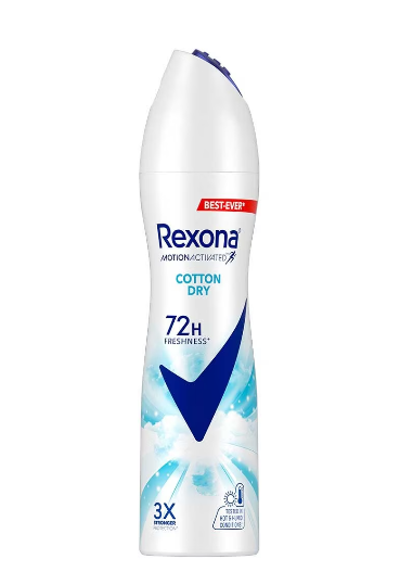 Rexona蕊娜女士止汗噴霧135毫升 - 清新舒棉