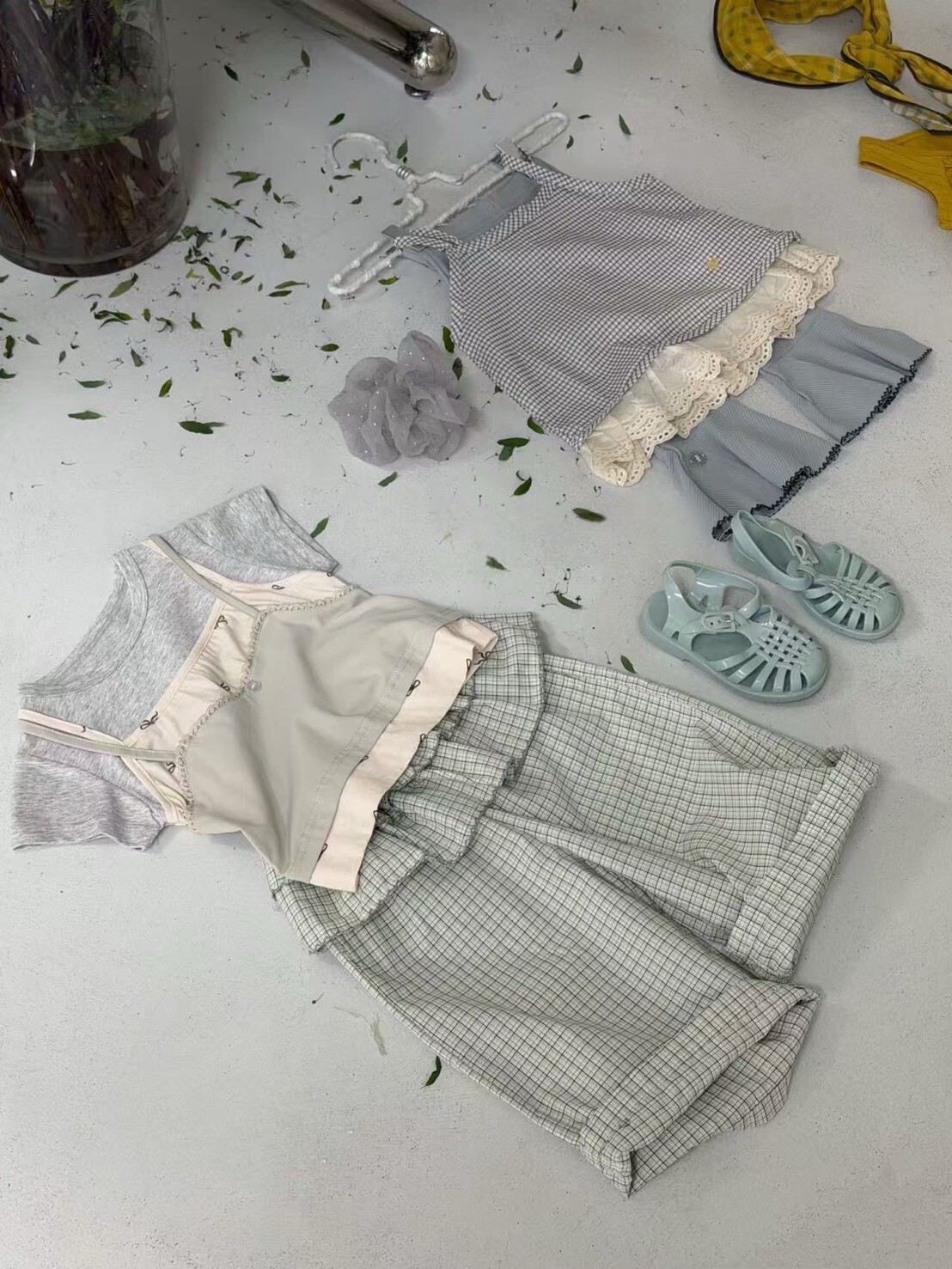 溫柔系小女孩寬褲
