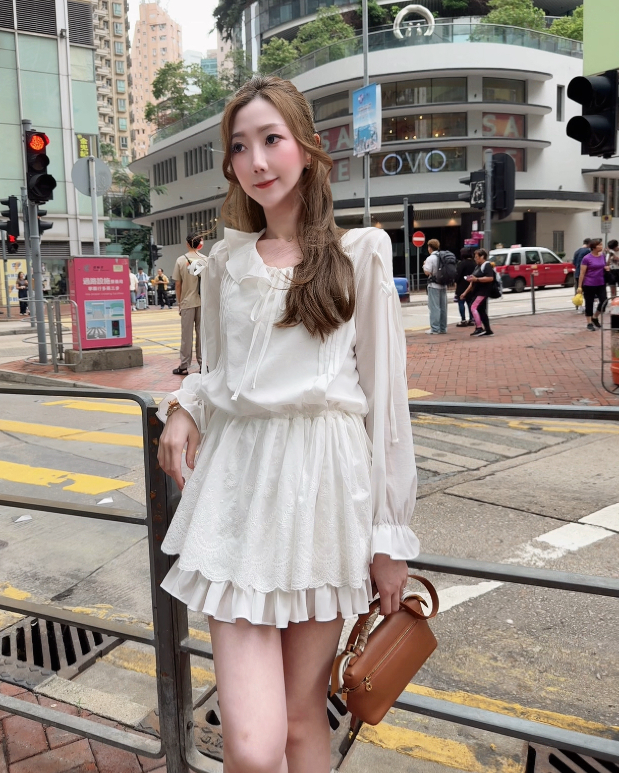 *BJ2 MADE SERIES* Gothic Bloom Lace & Shirred Ruffle Dress 260421