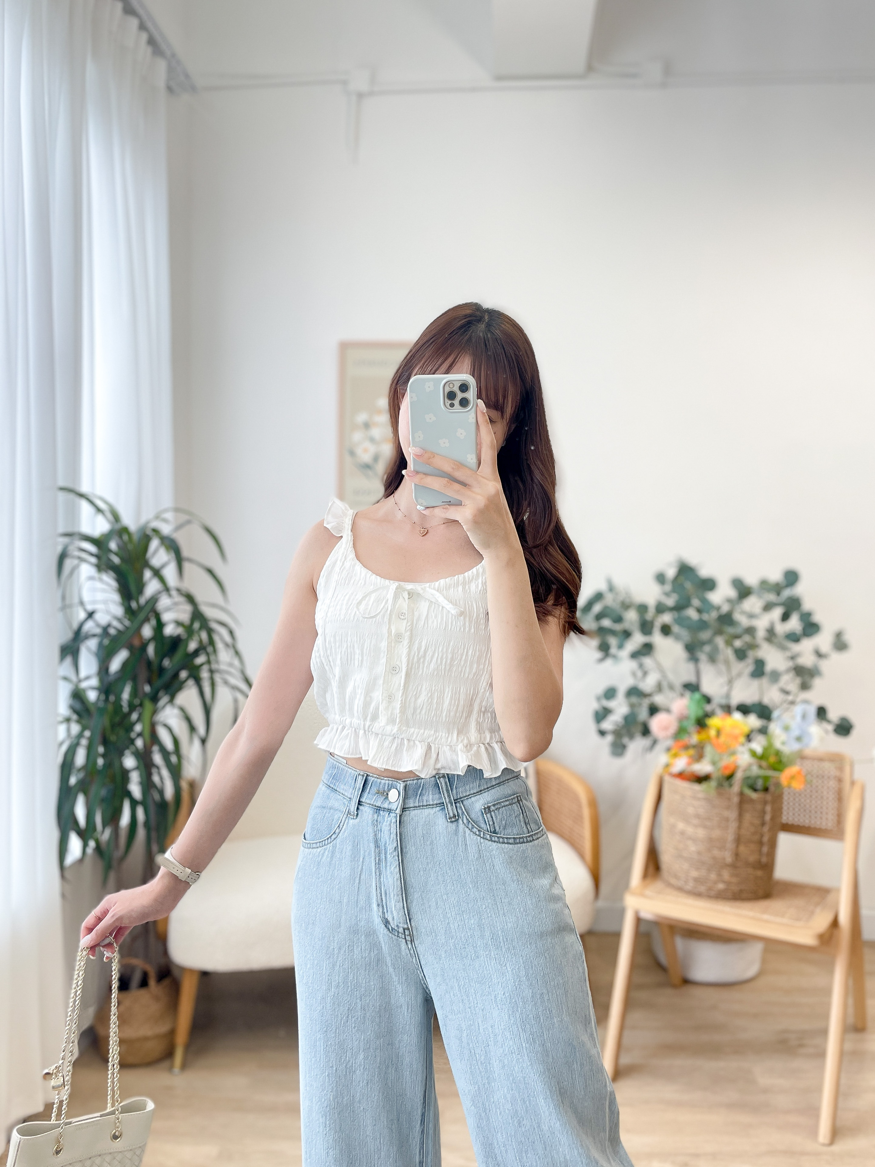 T1518 The Saint-Tropez Ruffles Top