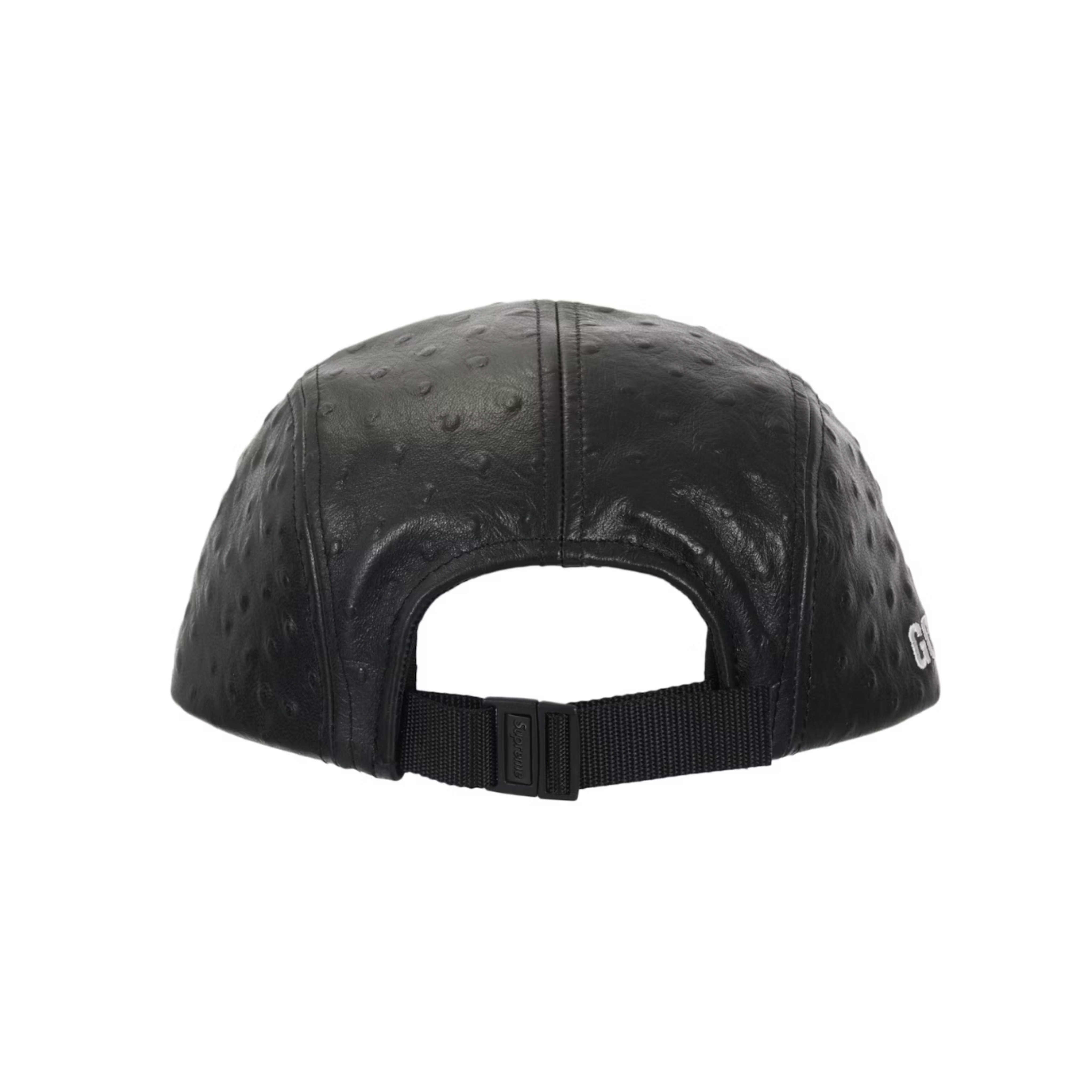 2026SS Supreme Ostrich Embossed Leather GORE-TEX Camp Cap 鴕鳥 皮革 防水 防風 五分割帽 帽子 現貨 SS26H27