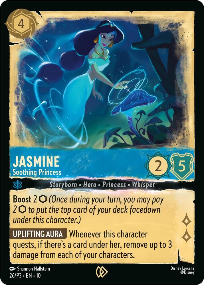 Disney Lorcana Promo - 26/P3 Jasmine - Soothing Princess Promo