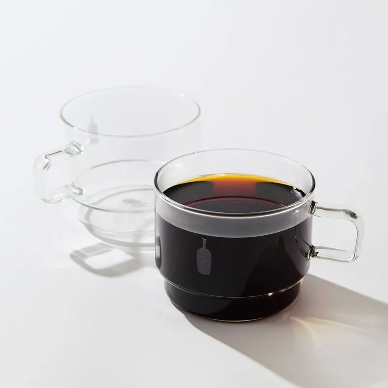 2026SS BLUE BOTTLE 藍瓶 STACKABLE GLASS MUG 350ml 堆疊杯 透明 咖啡 耐熱 玻璃 馬克杯 杯子 現貨