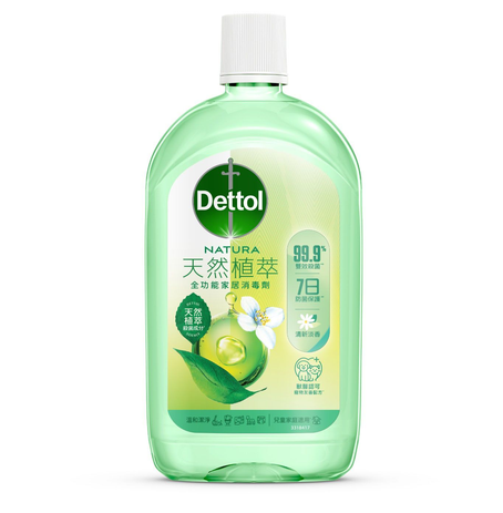 滴露 天然植萃 全功能家具消毒劑(寵物家庭適用) 1000ml