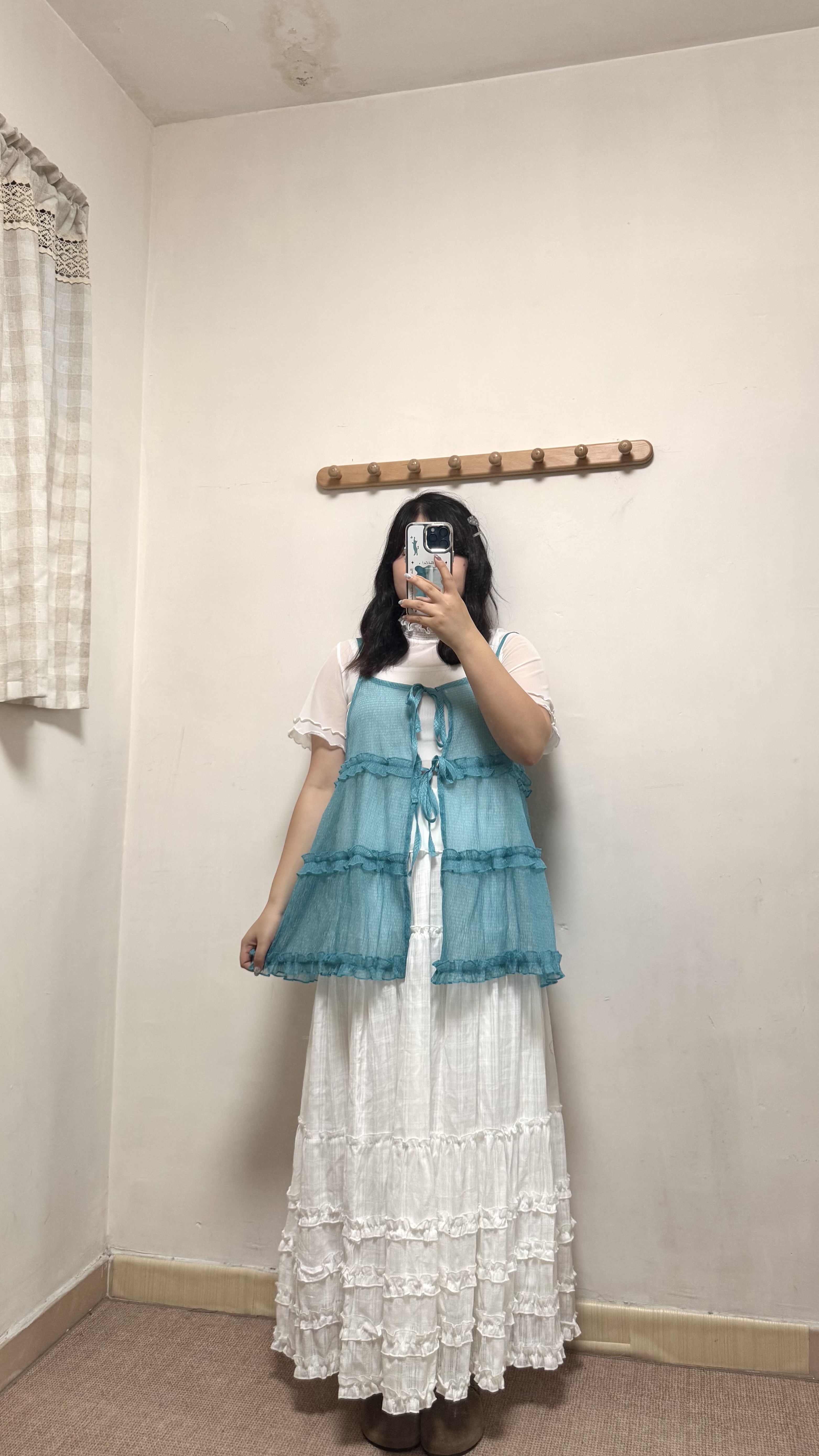 【指定商品減$20✨】大推！重工垂感花邊半身裙