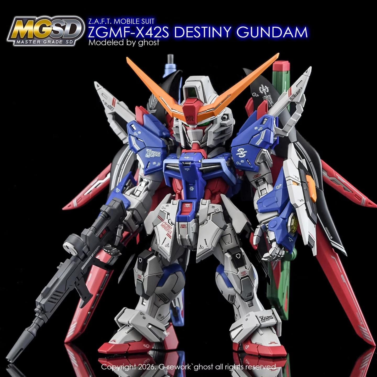 預訂 G rework SHOP  [MGSD] DESTINY GUNDAM 水貼