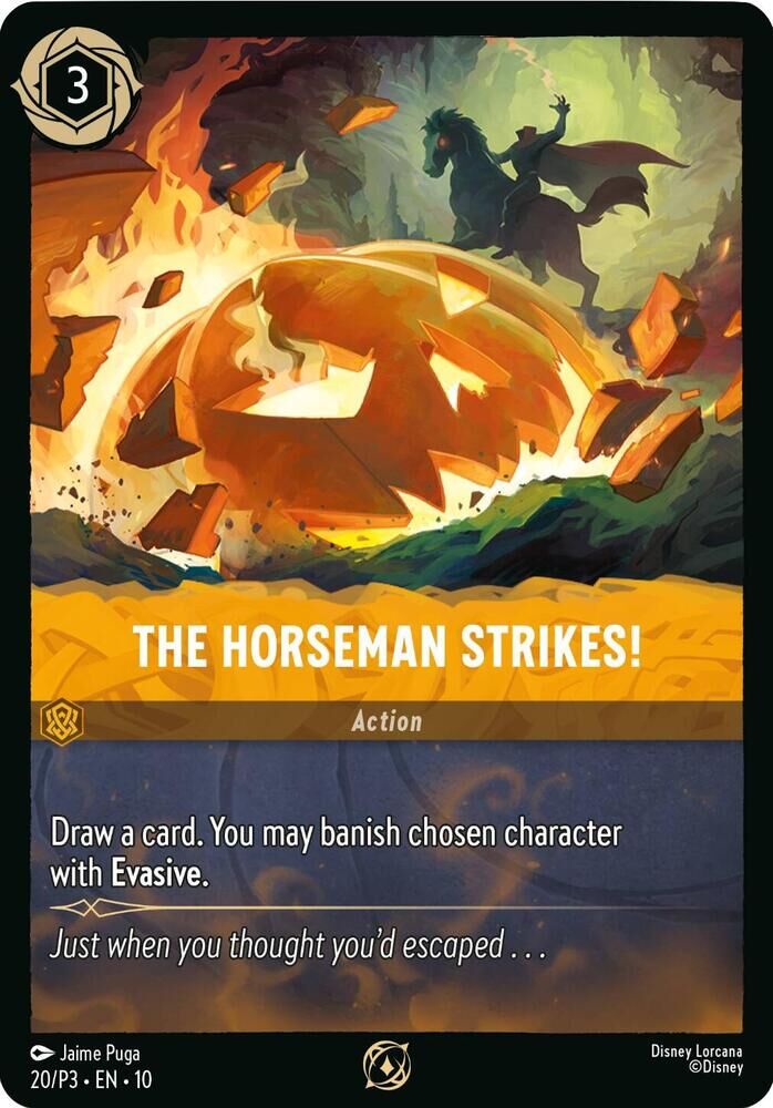 Disney Lorcana Promo - 20/P3 The Horseman Strikes! Promo